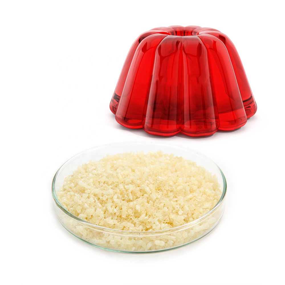 High quality wholesale food grade gelatin manufacturer 140bloom 40mesh with ISO HACCP MUI certificate